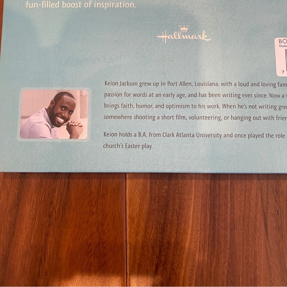 NWOT Because Jesus book by Keion Jackson by Hallmark - Picture 8 of 16